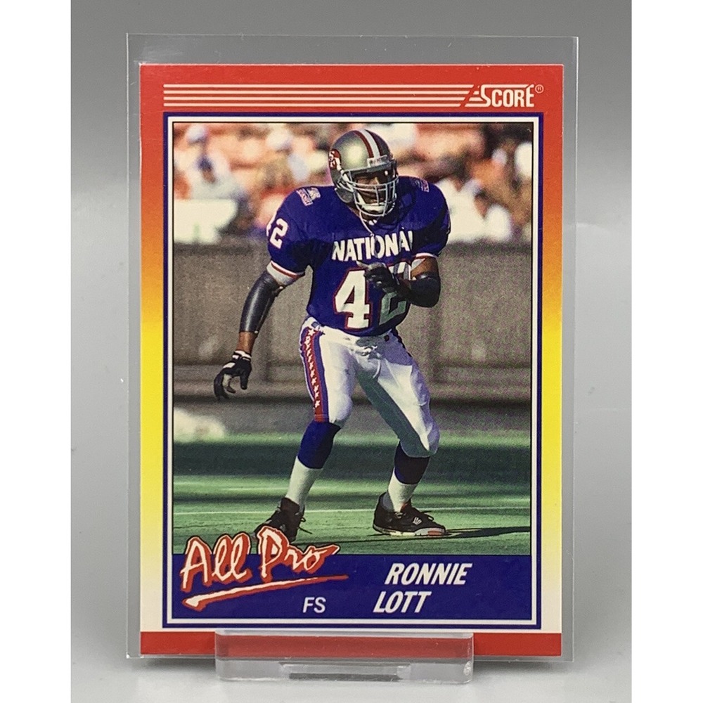 1990 Score All Pro National Team Ronnie Lott 566 49ers